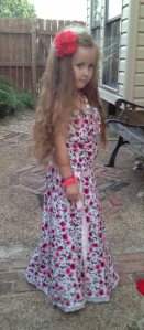 Dressed up, Hair down b