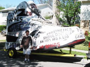 Randy and the Big Shoe for Amputee Advocacy
