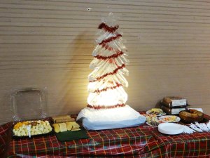 Christmas Tree Ice Sculpture